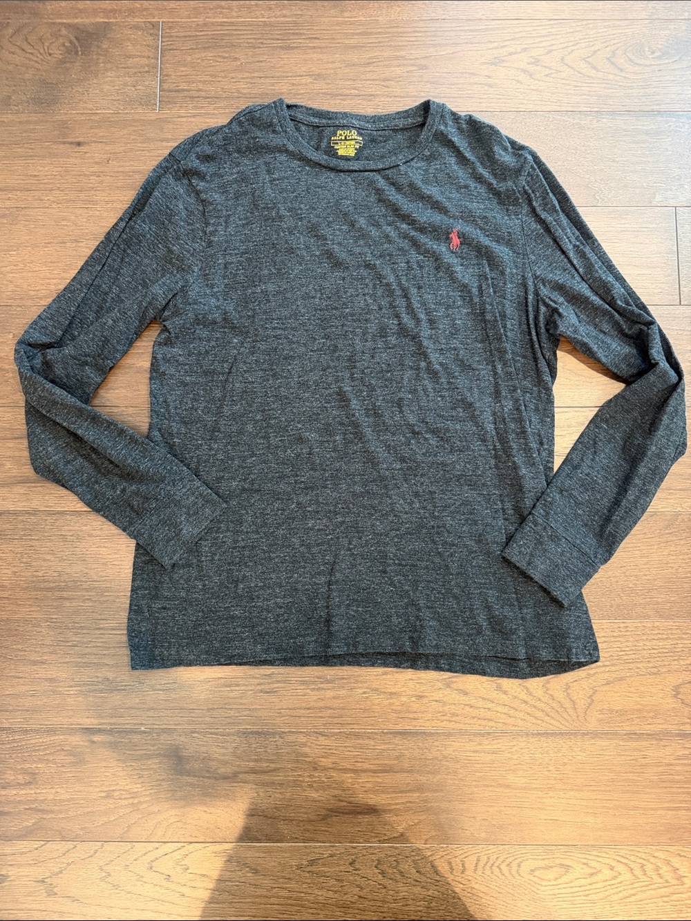 Polo by Ralph Lauren Charcoal Crewneck Custom Slim Fit Large - C54-053